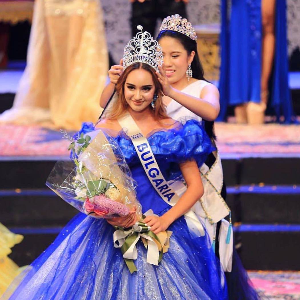 Биляна Лазарова с титлата Miss International Teen Princess