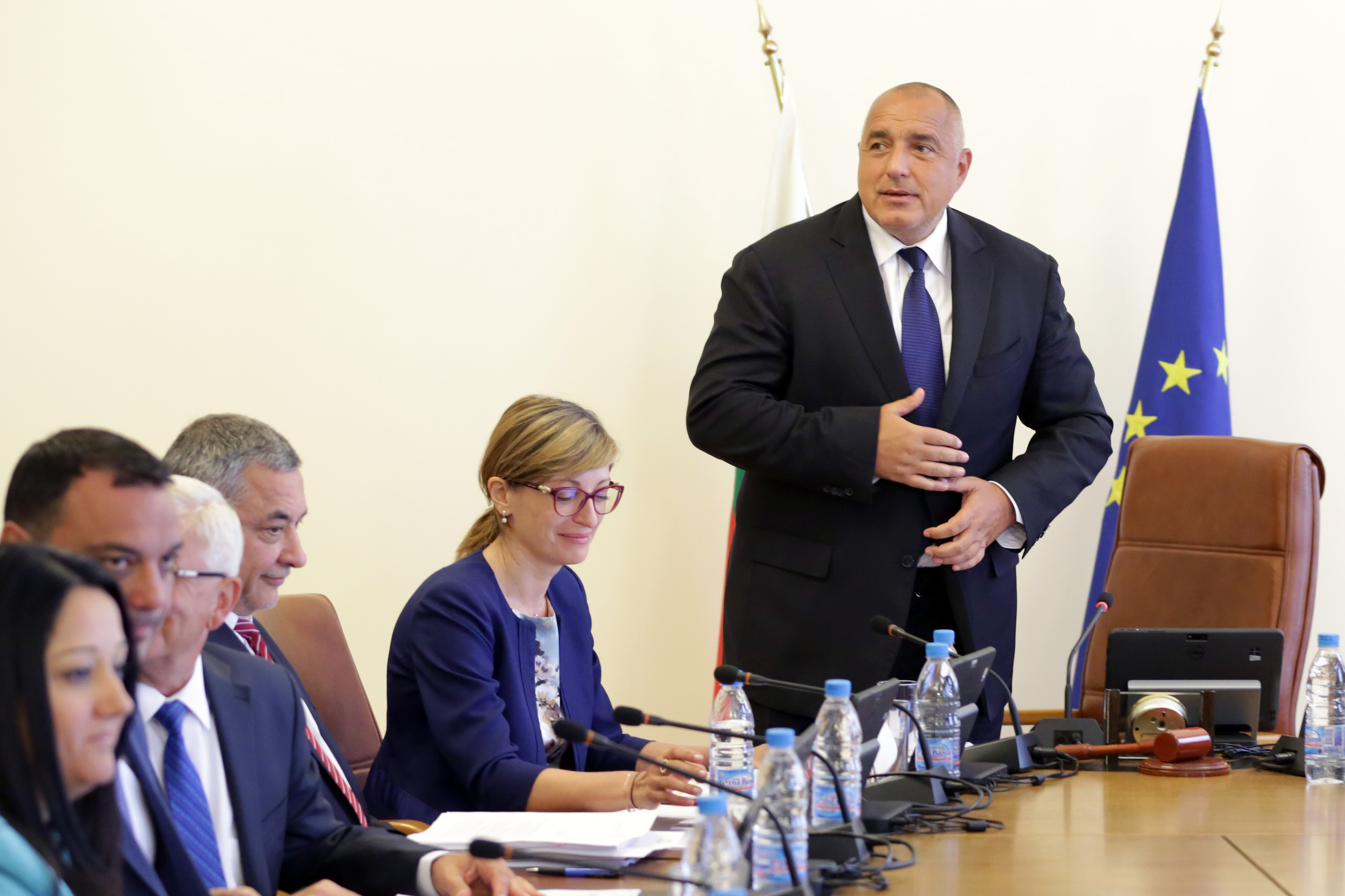 Бойко Борисов на заседание на правителството