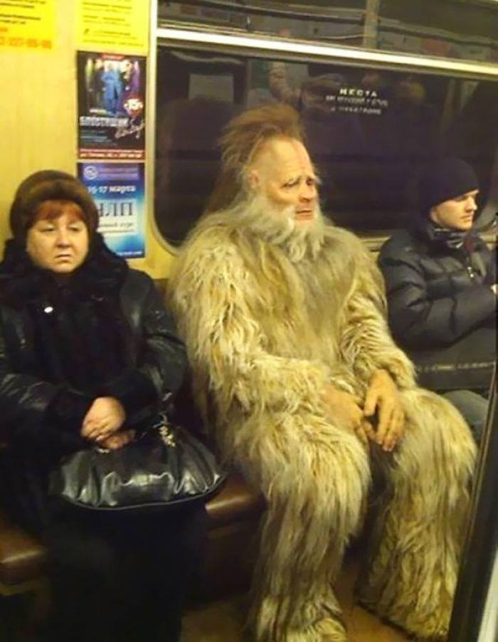 Забавни кадри от метрото