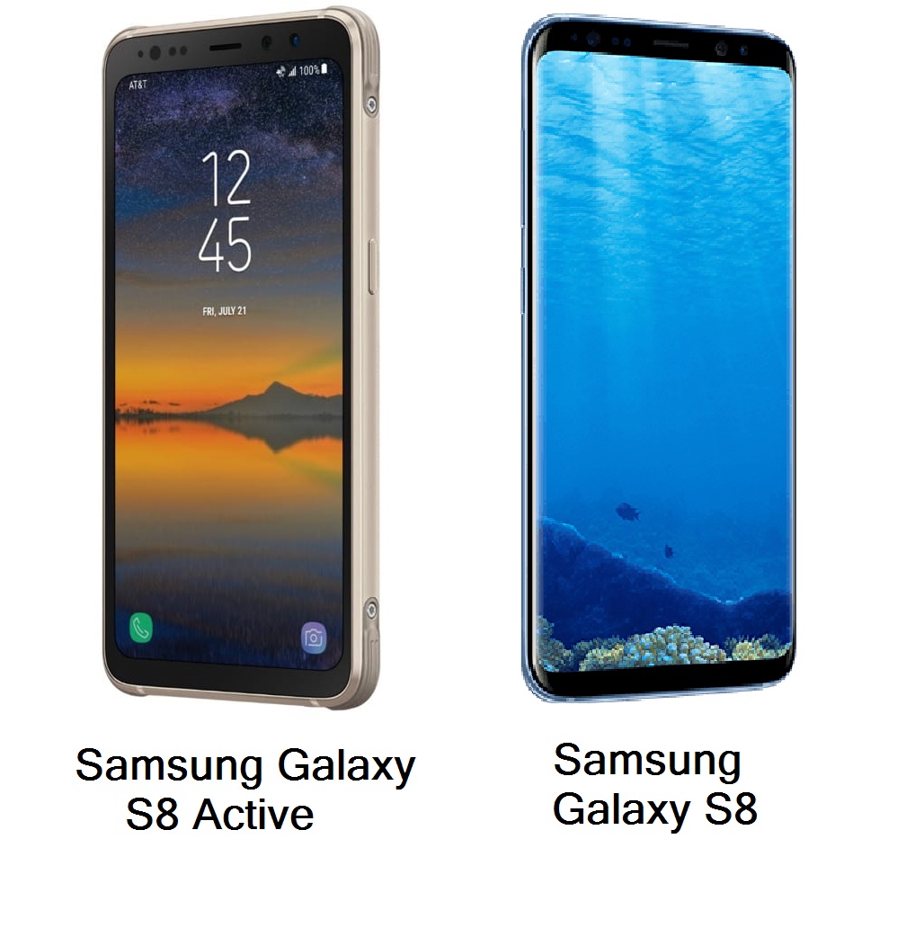 Samsung Galaxy S8 Active сравнен с обикновенния Galaxy S8