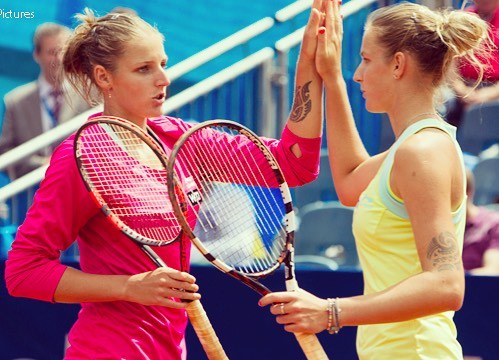 Тенисистките Кристина и Каролина Плишкови