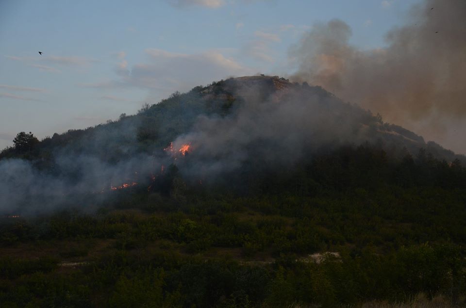 Военни атакуват пожара край границата, спасен е ”Букелон”