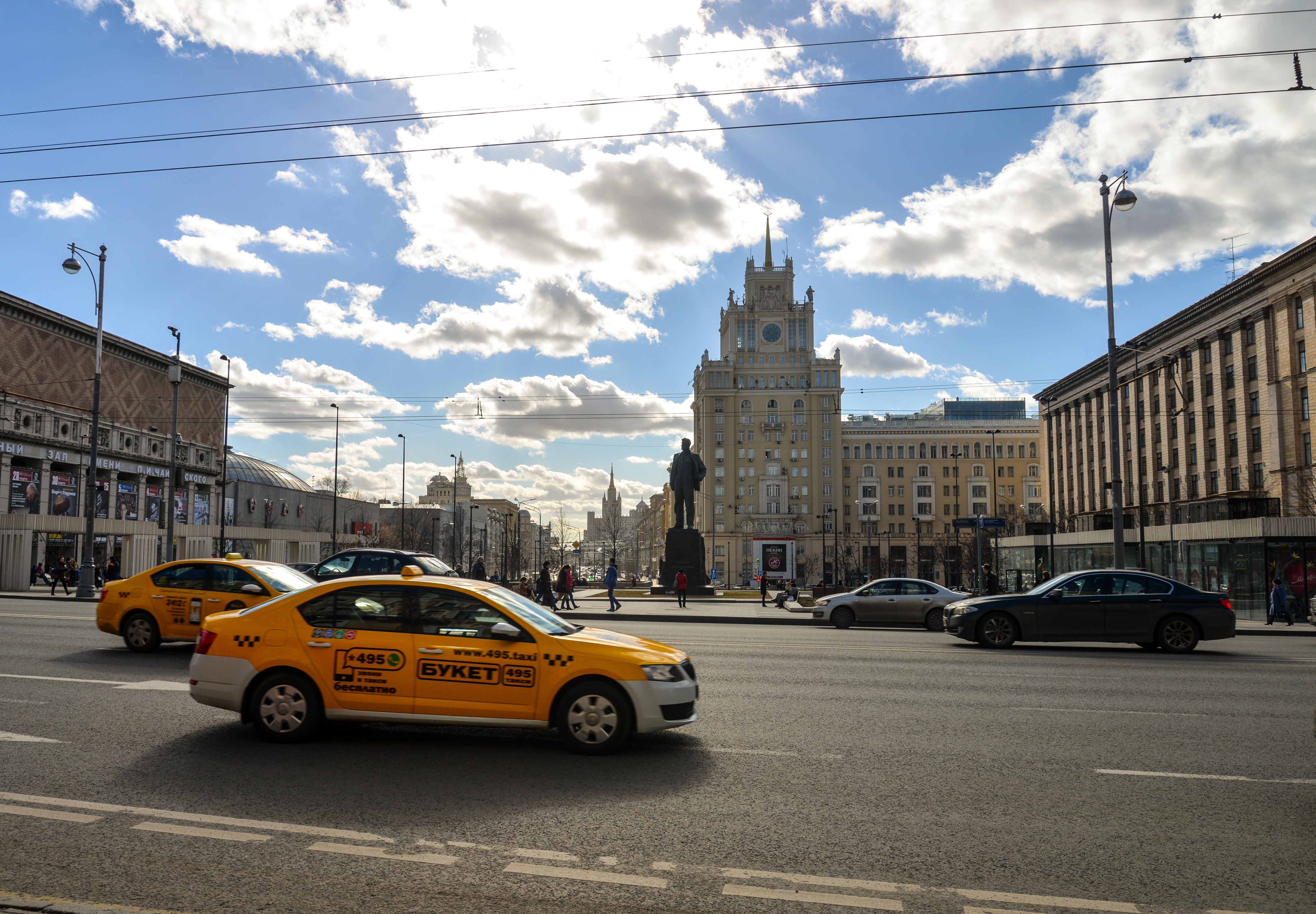 Забързаното ежедневие в Москва с нищо не се е променило от санкциите