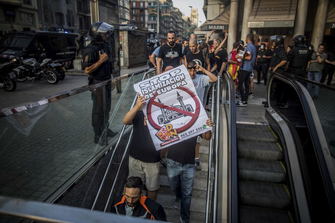 Протест в Барселона след атентата