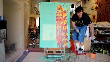 Джим Кери бори депресията с рисуване
