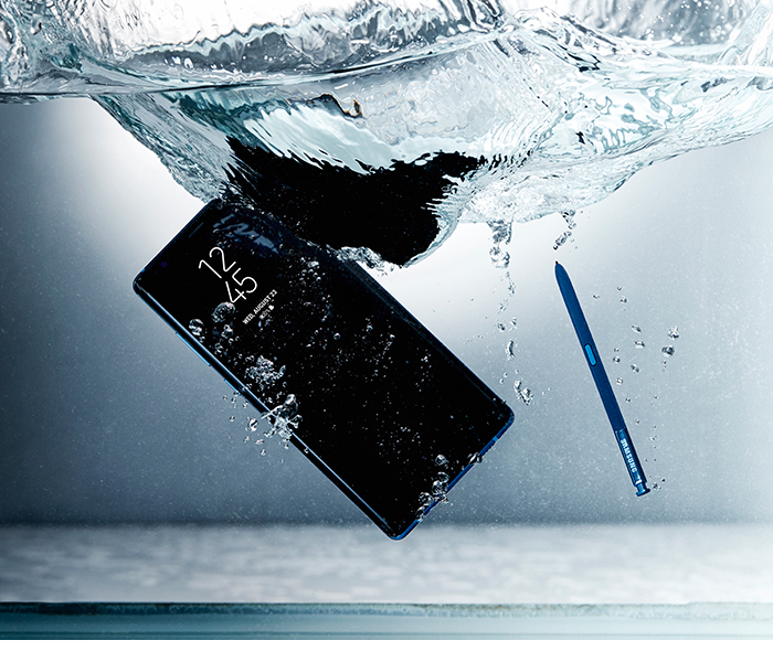 Samsung Galaxy Note 8 е водоустойчив