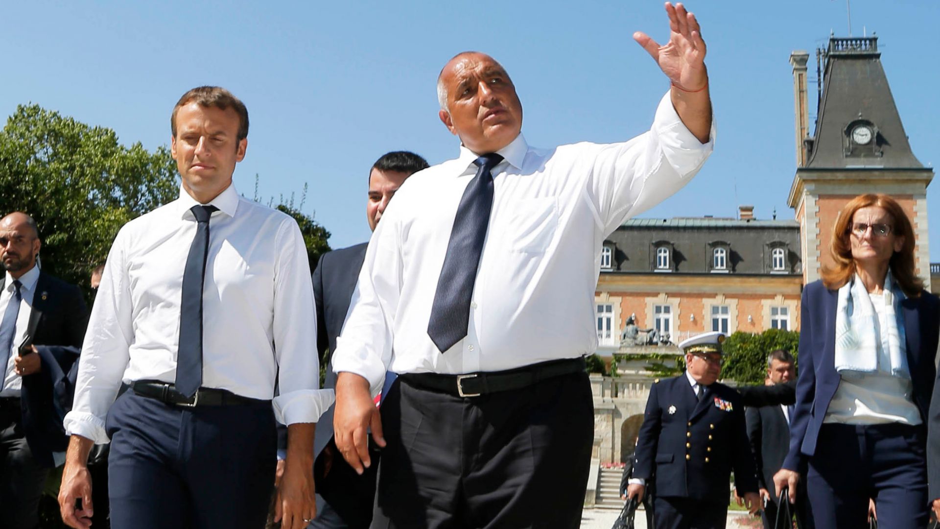 Френският президент Еманюел Макрон е разговарял с българския премиер Бойко