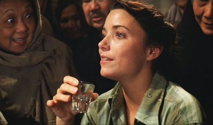 Карън Алън като Мериън в ”Индиана Джоунс: Похитителите на изчезналия кивот”