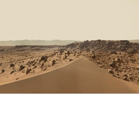 Кратерът Гейл на Марс