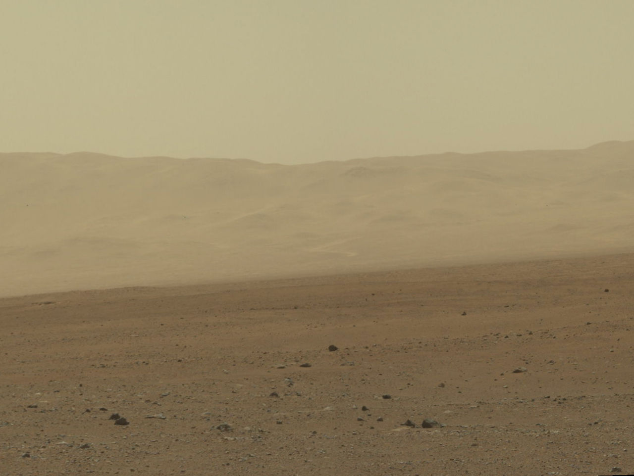 Кратерът Гейл на Марс