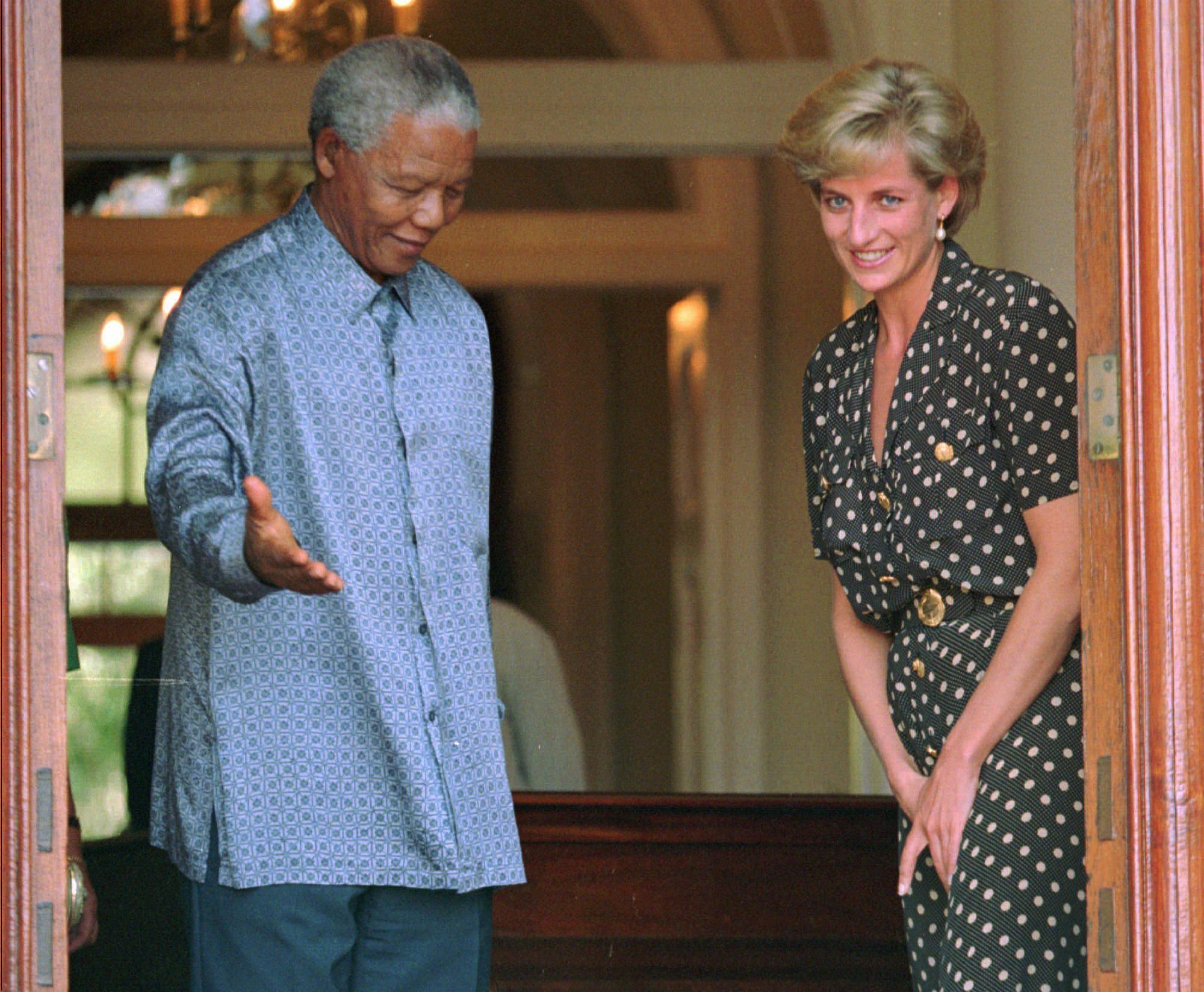 Нелсън Мандела и принцеса Даяна в Кейптаун