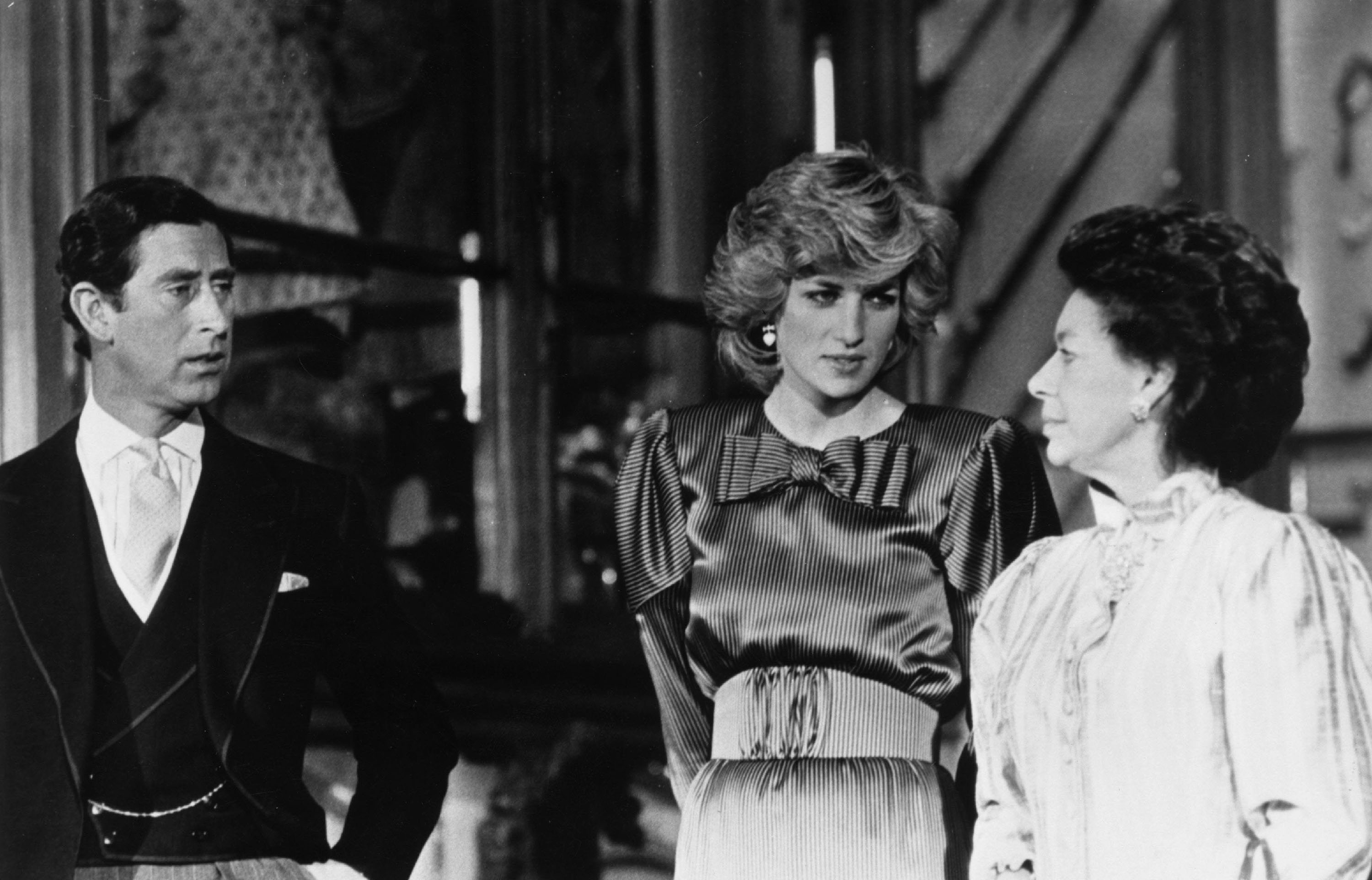 Принц Чарлз, принцеса Даяна и принцеса Маргарет Роуз (1985)