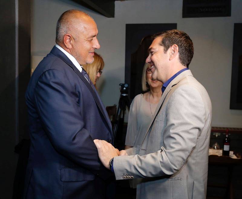 Борисов на официална вечеря с Ципрас в Кавала