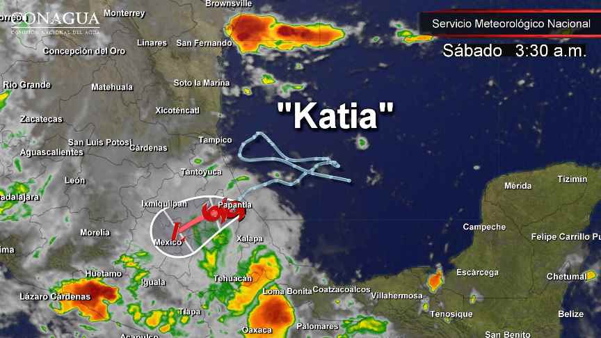 Ураганът Катя връхлетя Мексико