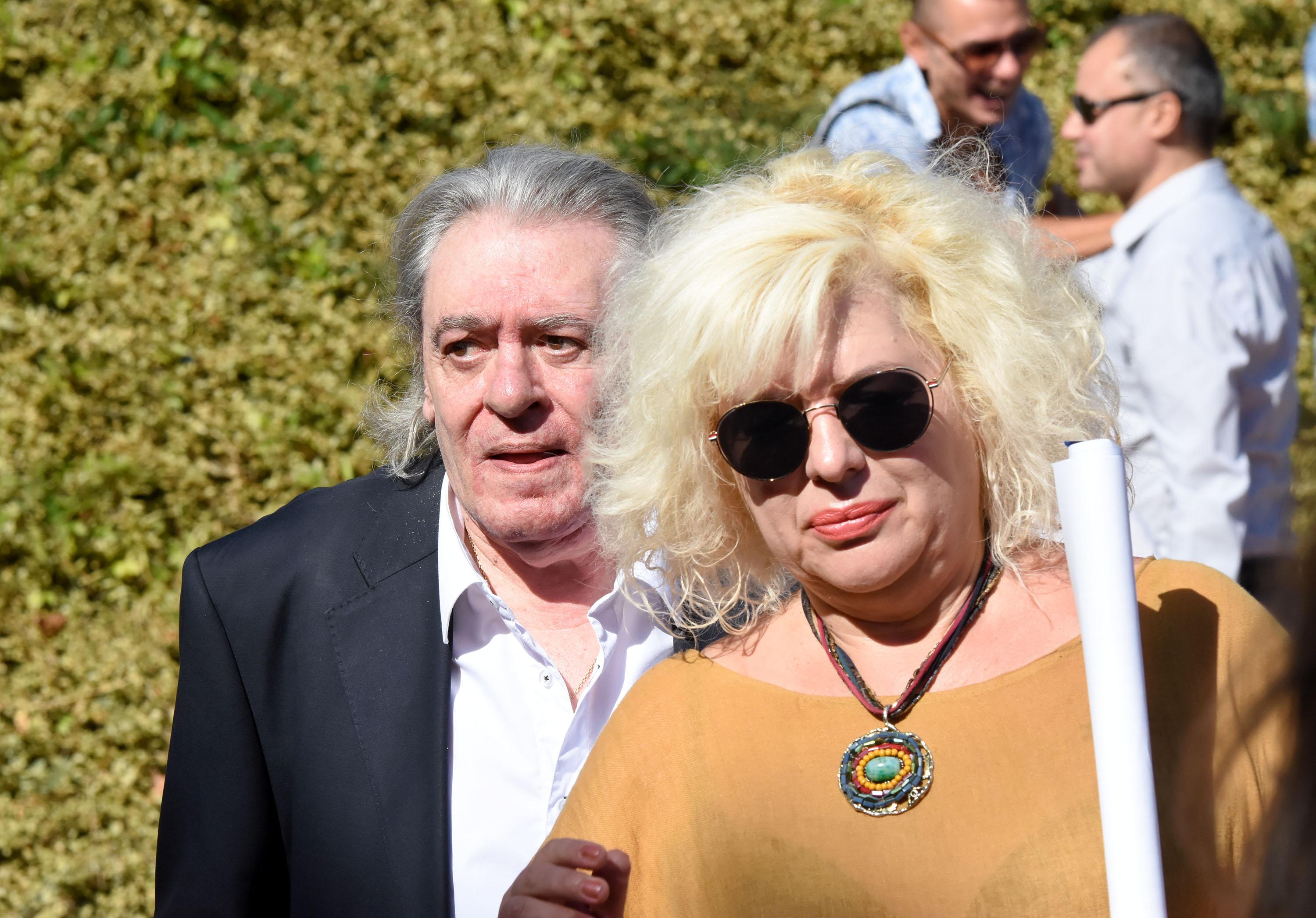 Михаил Белчев и съпругата му Кристина на първия учебен ден в Италианския лицей