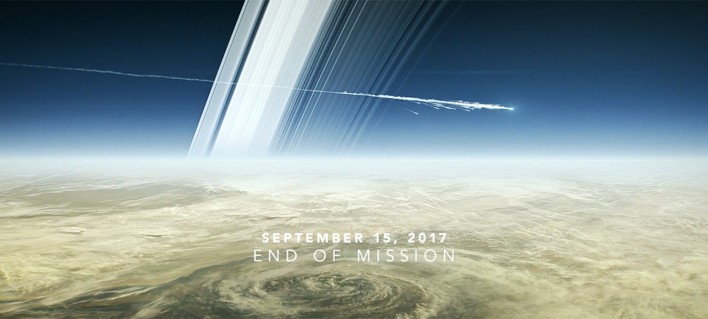 Големият финал на сондата Cassini (СНИМКИ)