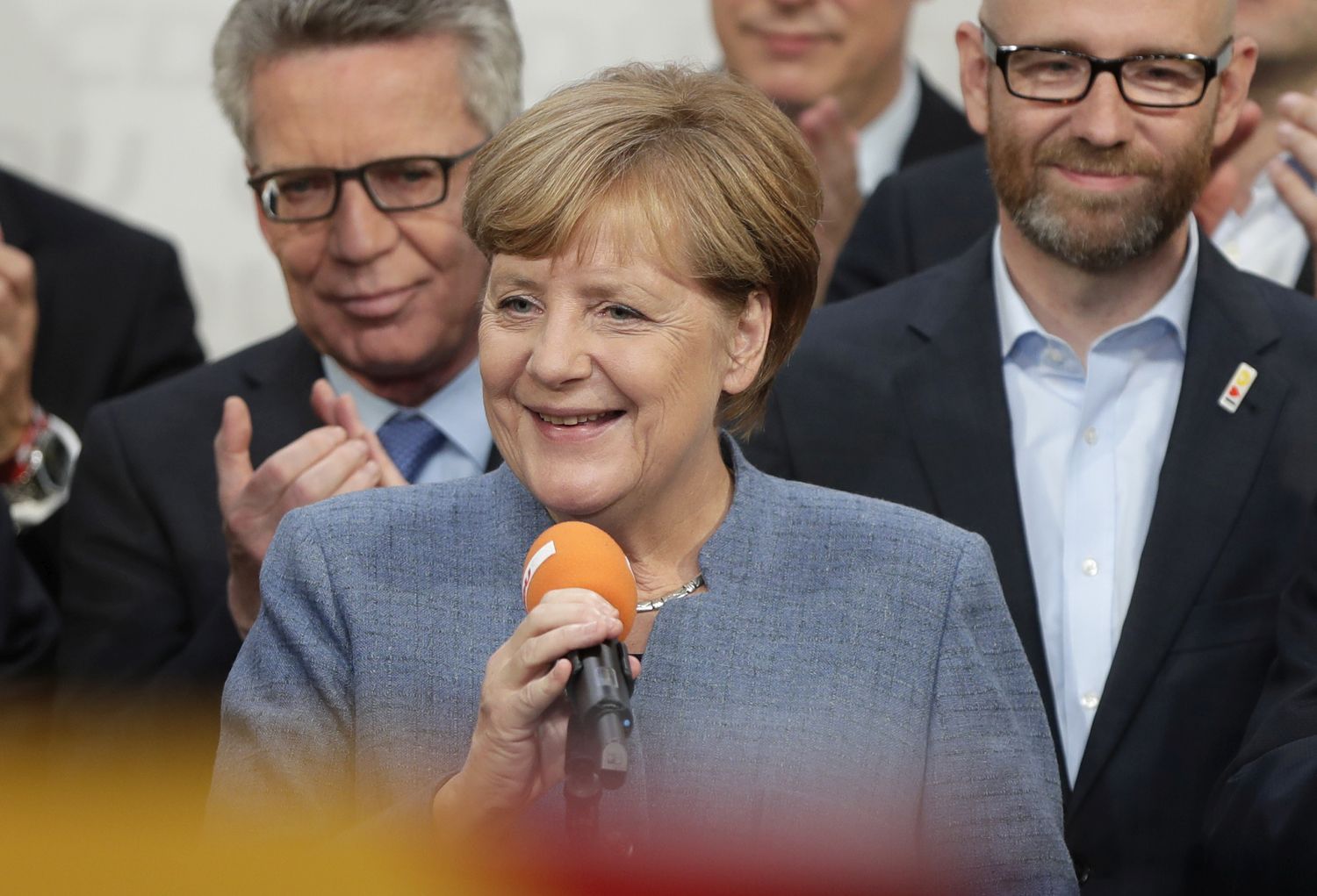 Ангела Меркел след победата на изборите