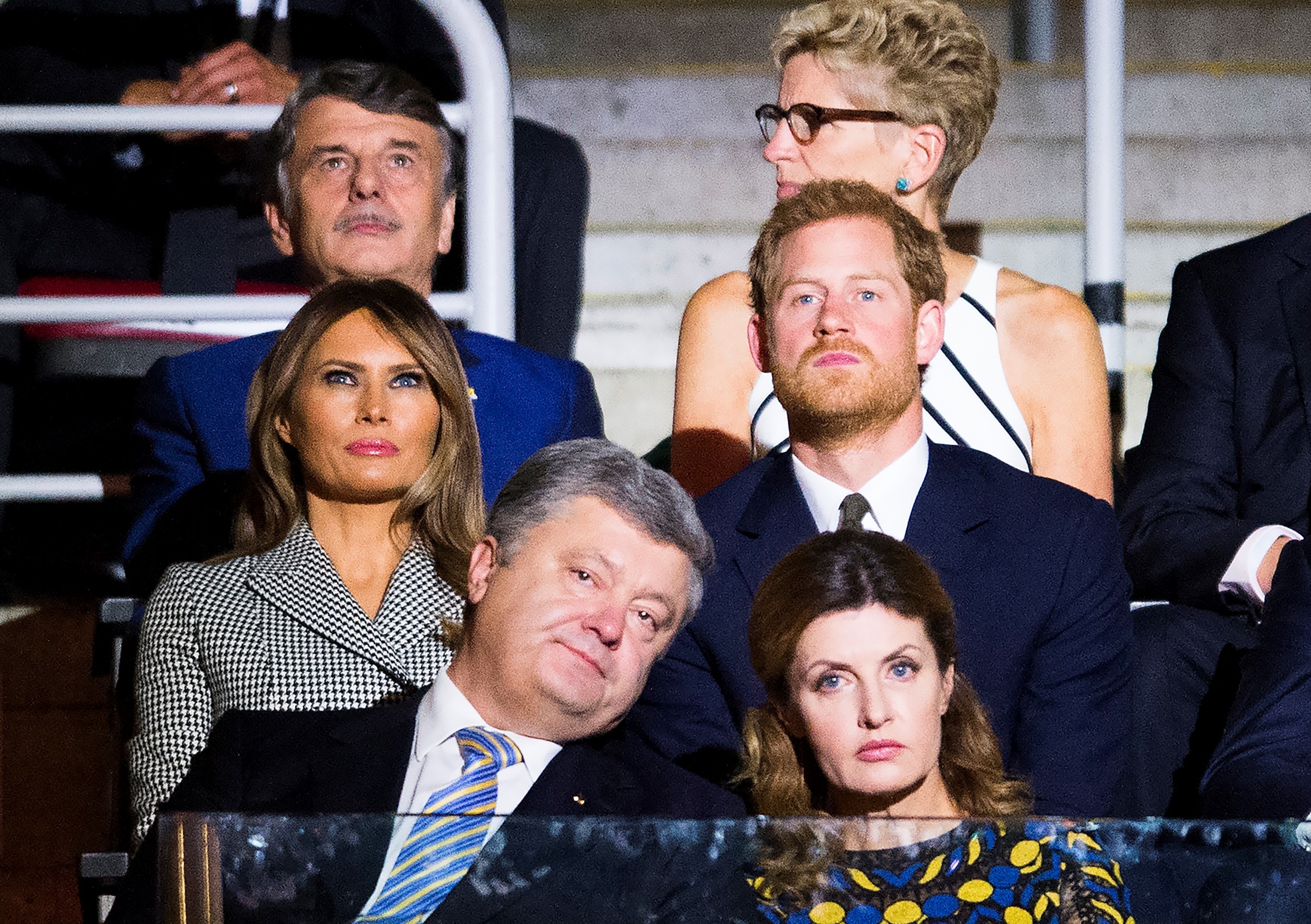 Принц Хари и Мелания Тръмп на ”Игри на непобедимите” в Торонто
