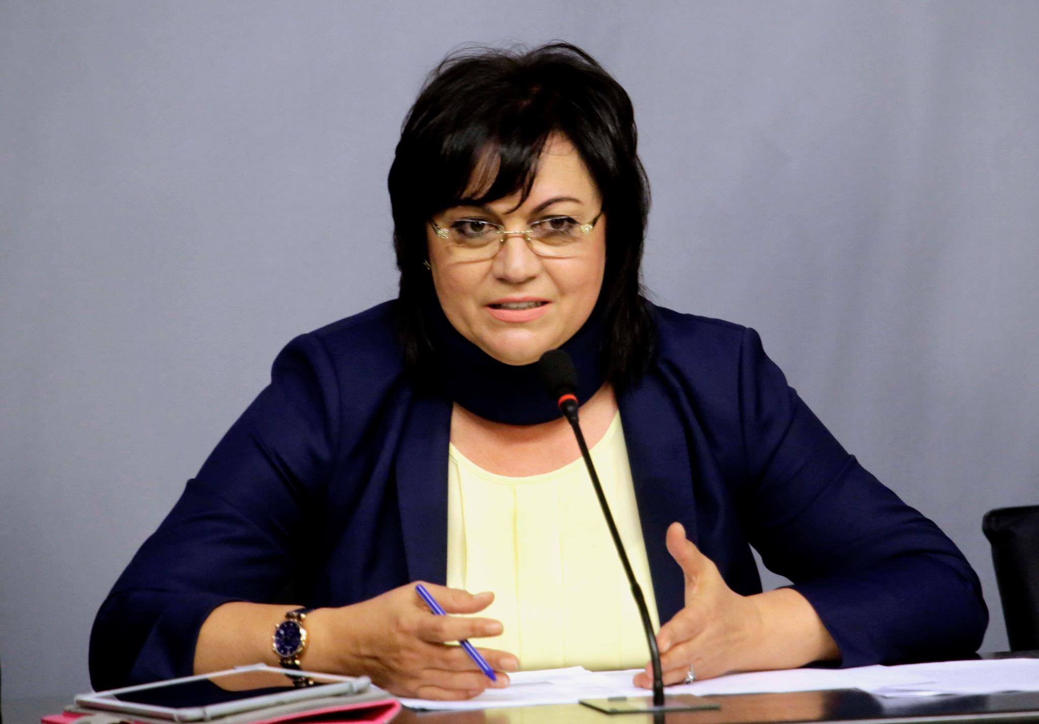 Корнелия Нинова заяви, че коалиция с ГЕРБ е принципно невъзможна