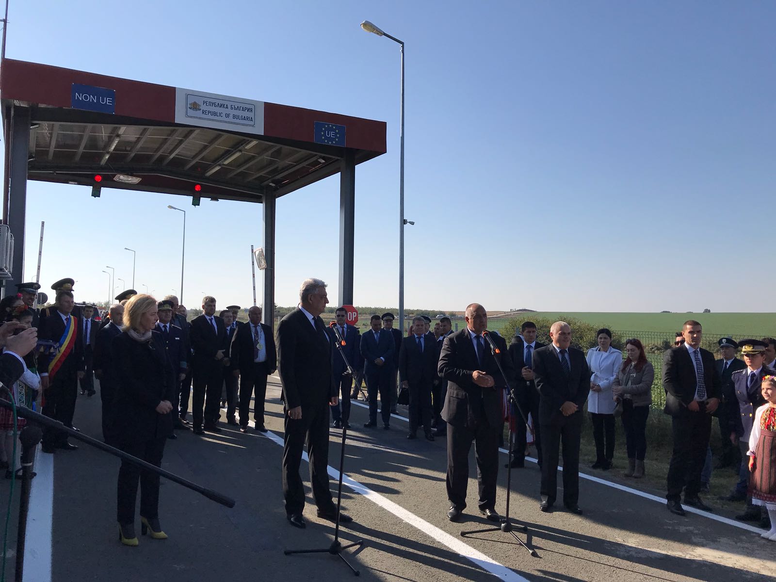 Борисов и Тудосе откриха новия ГКПП Кайнарджа-Липница