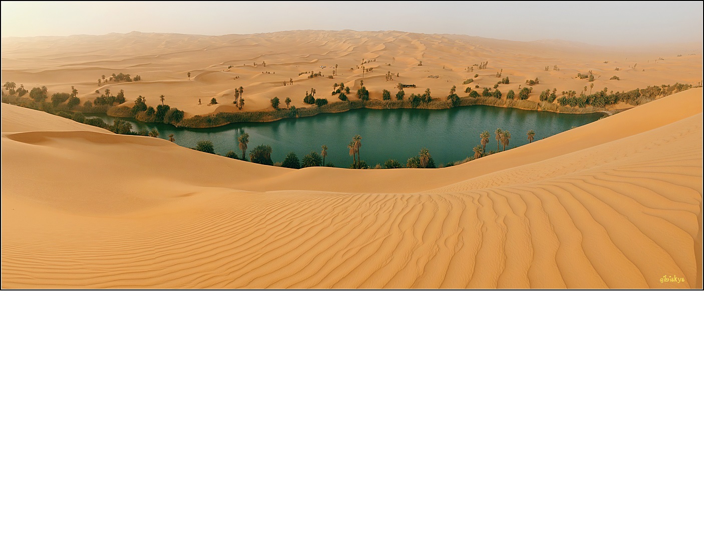 Оазис в пустинята Сахара