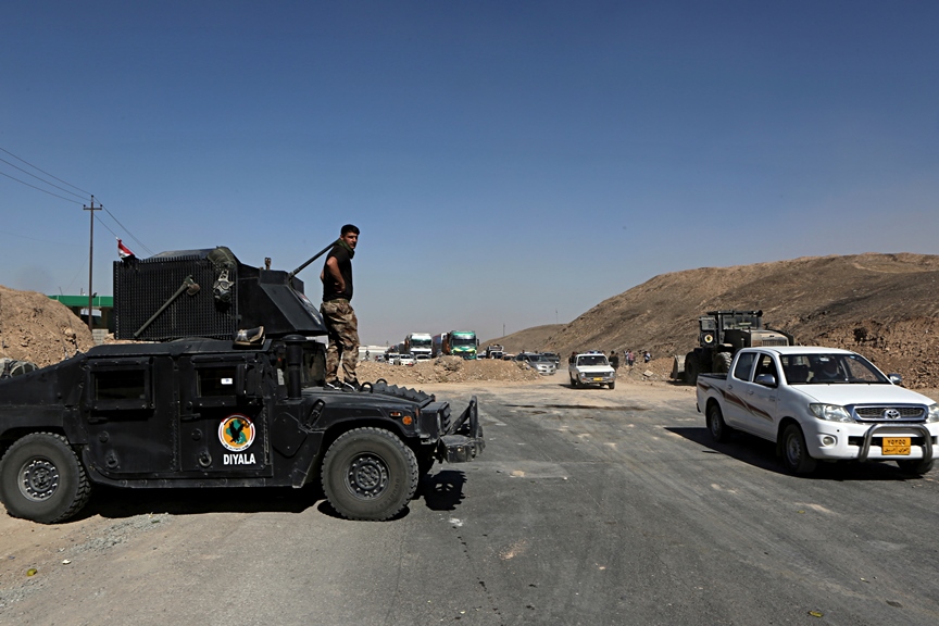 Иракски сили контролират дистъпа до град Киркук