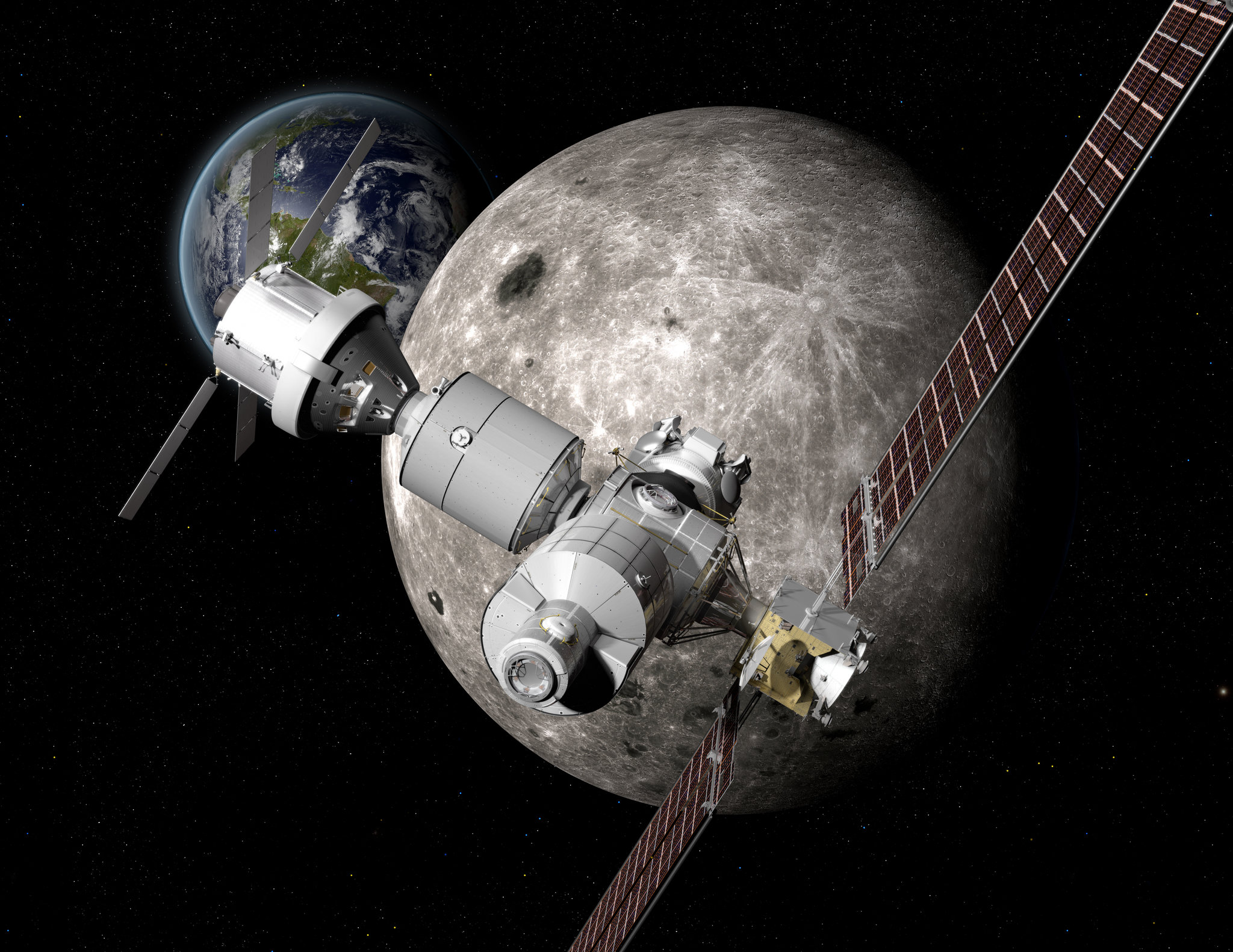 Роскосмос и НАСА строят окололунна станция
