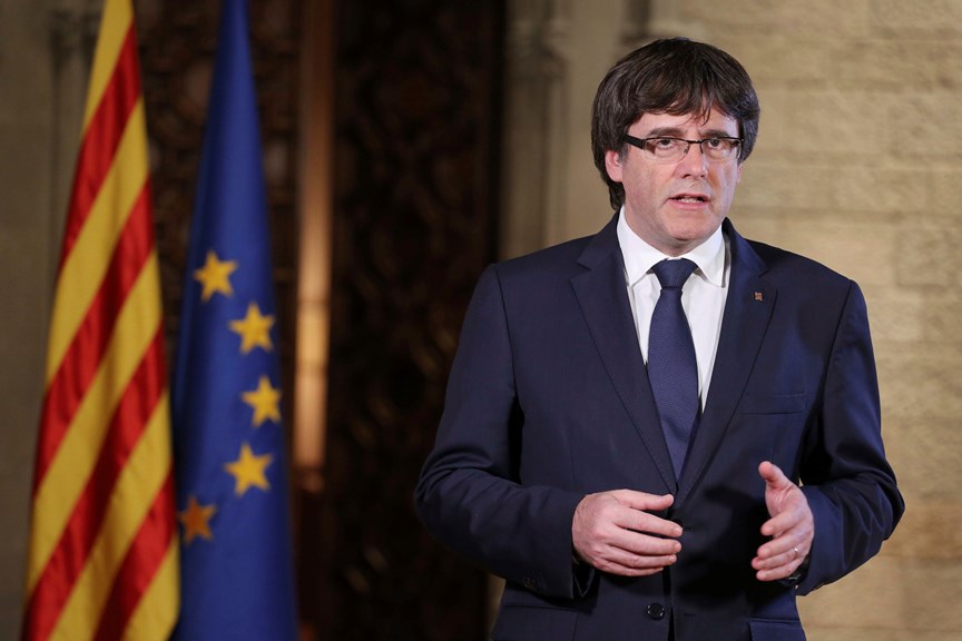 Карлес Пучдемон заяви, че е поискал каталунският парламент да се събере