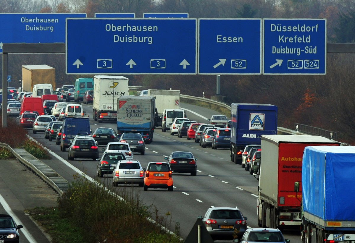 Германските магистрали са сериозно натоварени през летните месеци