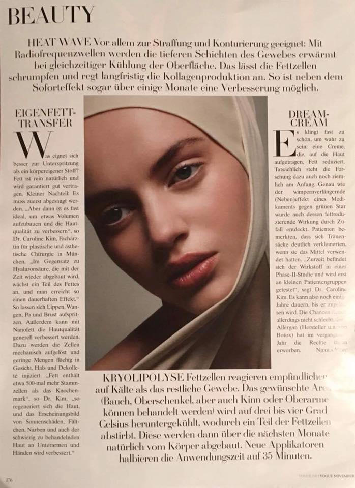 Криста Чернева за Vogue Германия