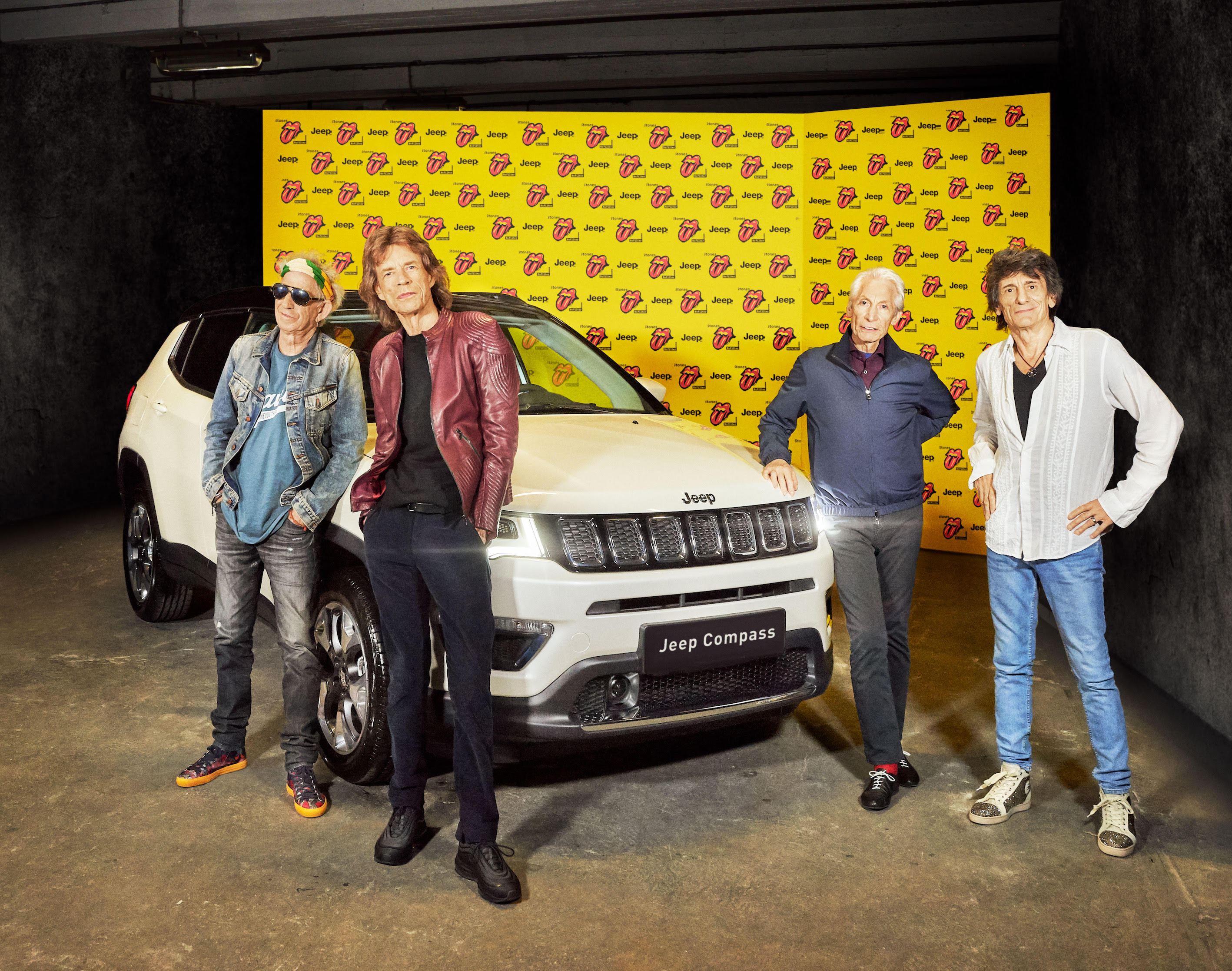 Rolling Stones взеха Jeep Compass на турне