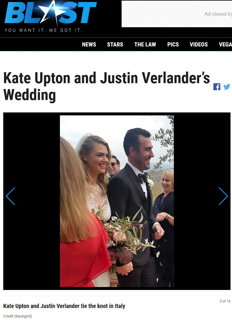 Манекенката Кейт Ъптън се омъжи в Италия