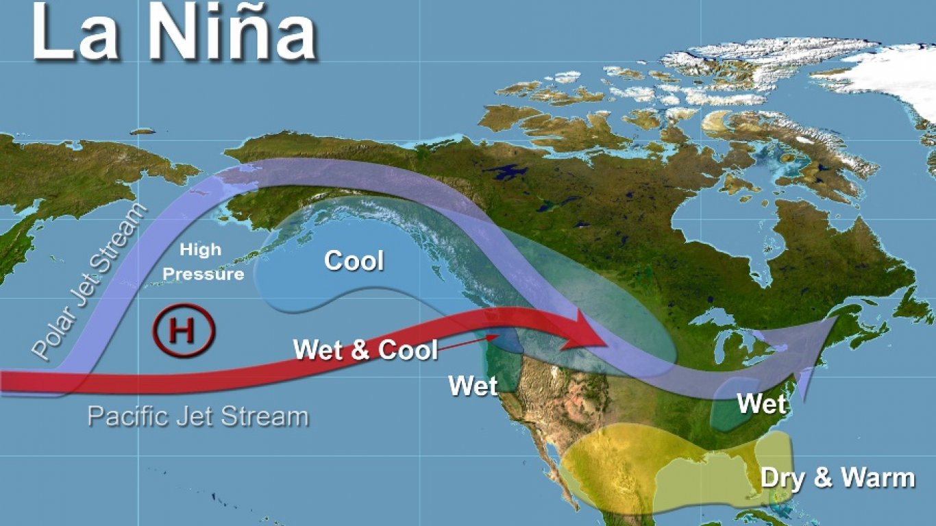 Природният феномен Ла Ниня, понижаващ температурите, може да продължи до март 2023 г.