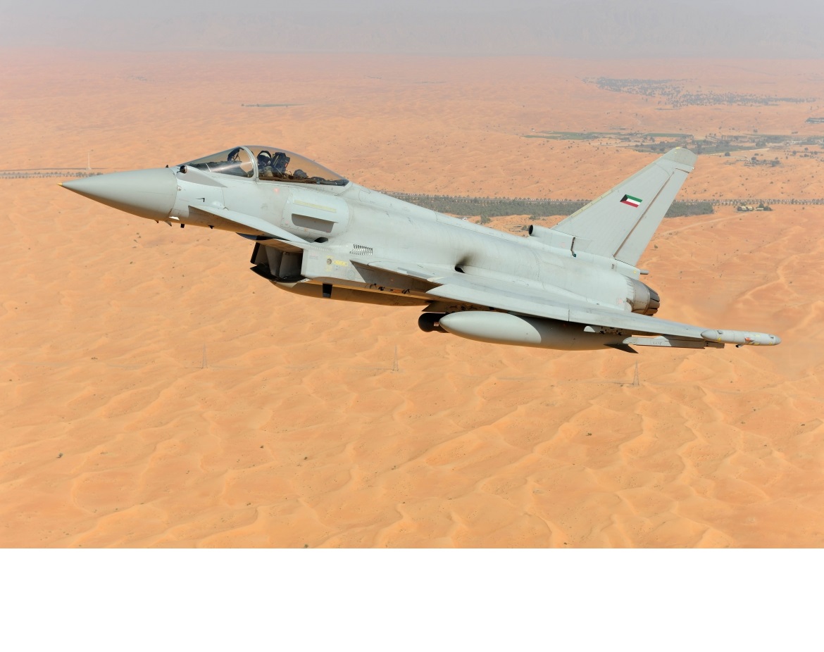 Eurofighter Typhoon над Дубай