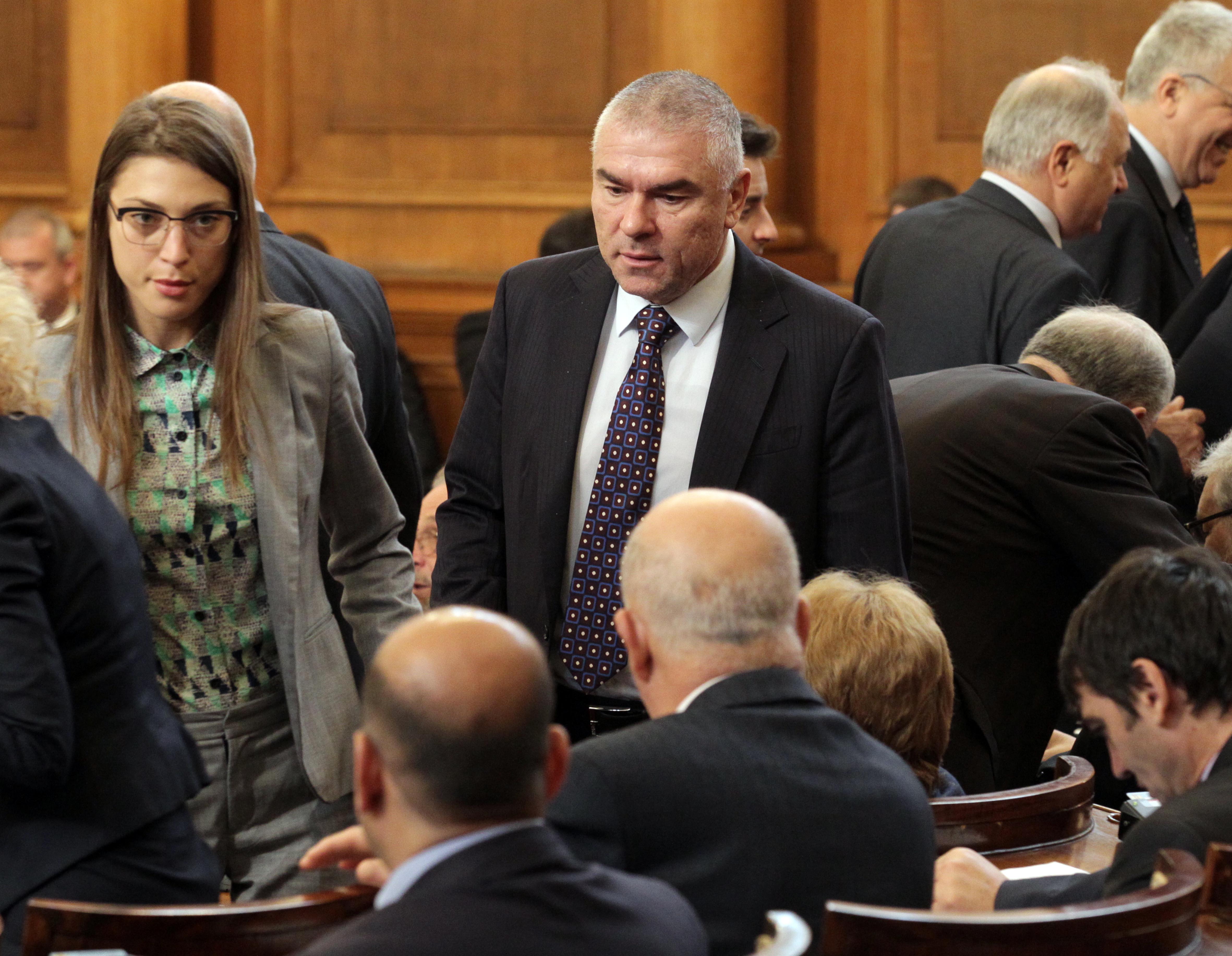 Лидерът на ”Воля” Веселин Марешки в парламента