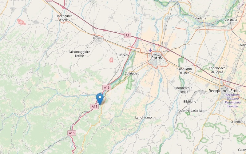 Земетресение с магнитуд 4,4 е регистрирано в района на северния италиански град Парма