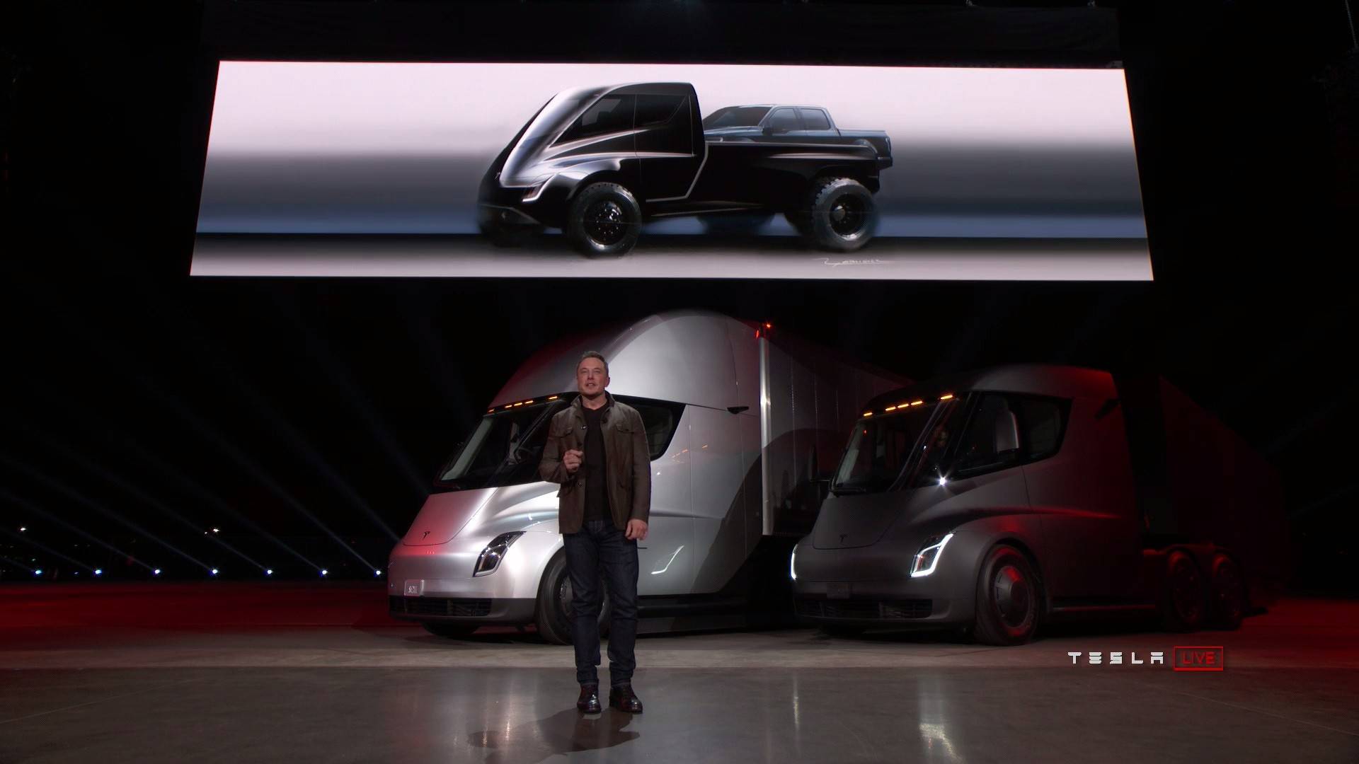 Tesla показа камион и гигантски пикап