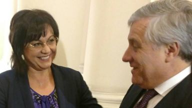 Шефът на Европарламента смъмри Джамбазки за заплахите към БСП