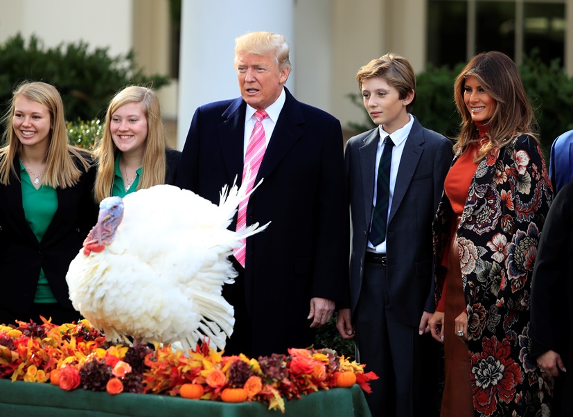 Тръмп помилва първата си пуйка за Деня на благодарността