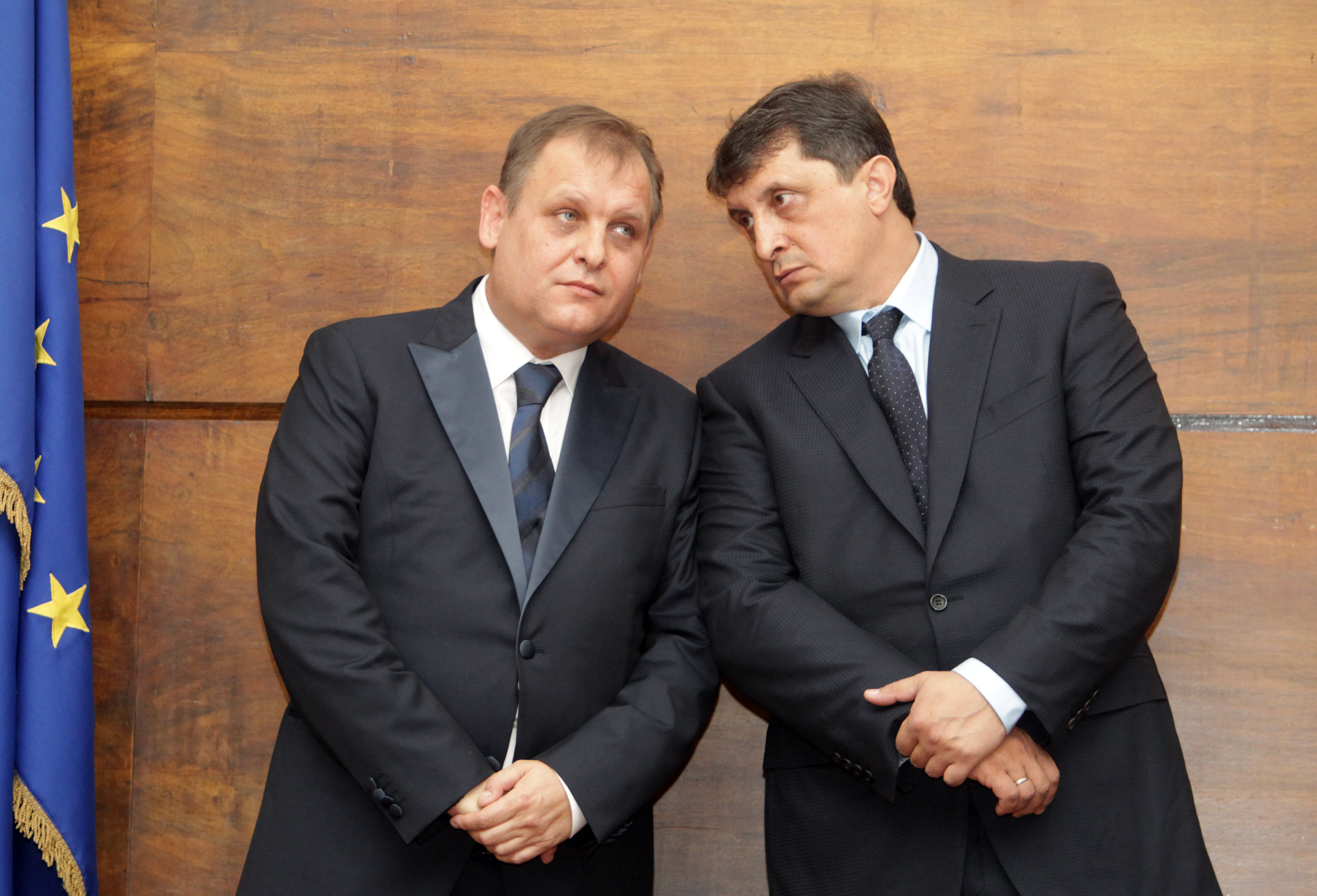 Георги Чолаков (вляво) се срещна с президента Румен Радев