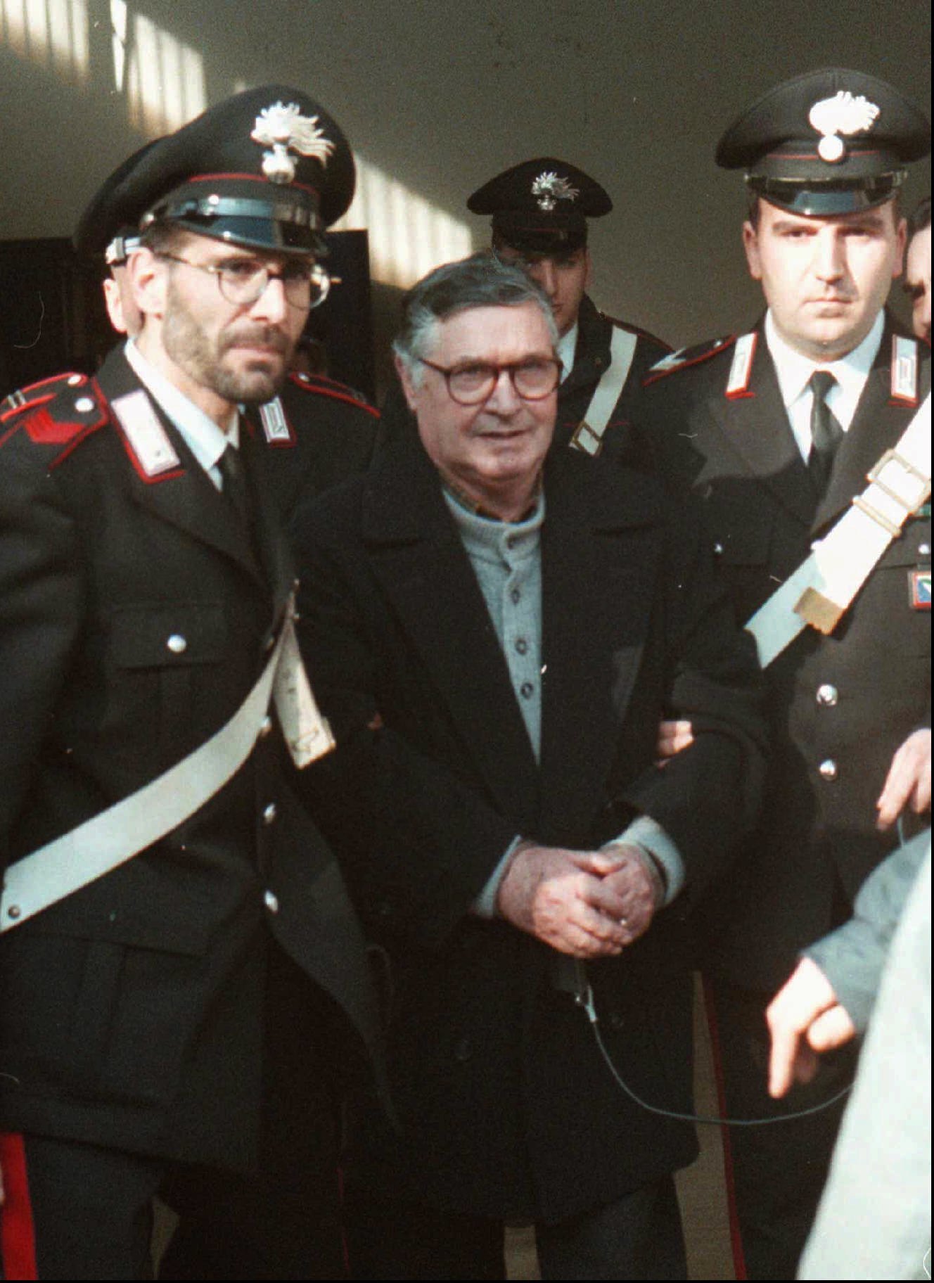 Тото Риина - последният бос на сицилианската мафия, през 1996 г.