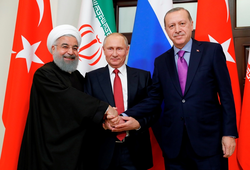 Президентите на Иран, Русия и Турция обсъждат Сирия на среща в Сочи