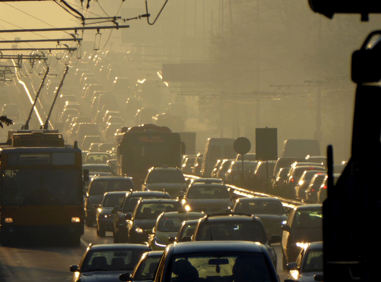 Трафикът е един от остновните замърсители на въздуха