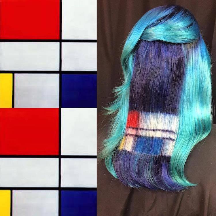 Коафьорката Урсула Гоф прави изкуство чрез цветове