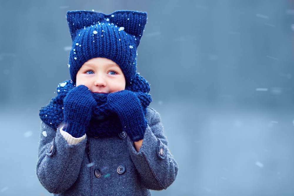 Разходките в студеното време тонизират децата