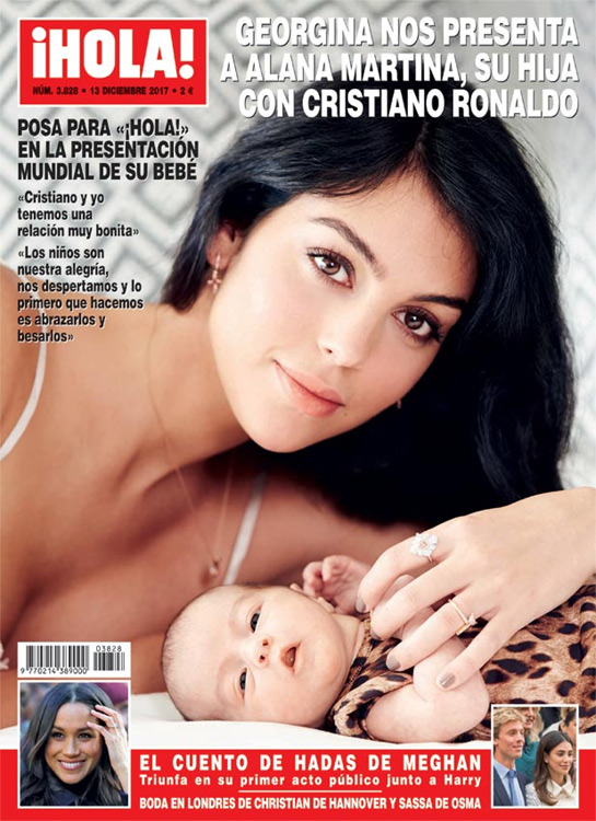 Джорджина Родригес на корицата на списание Hola!
