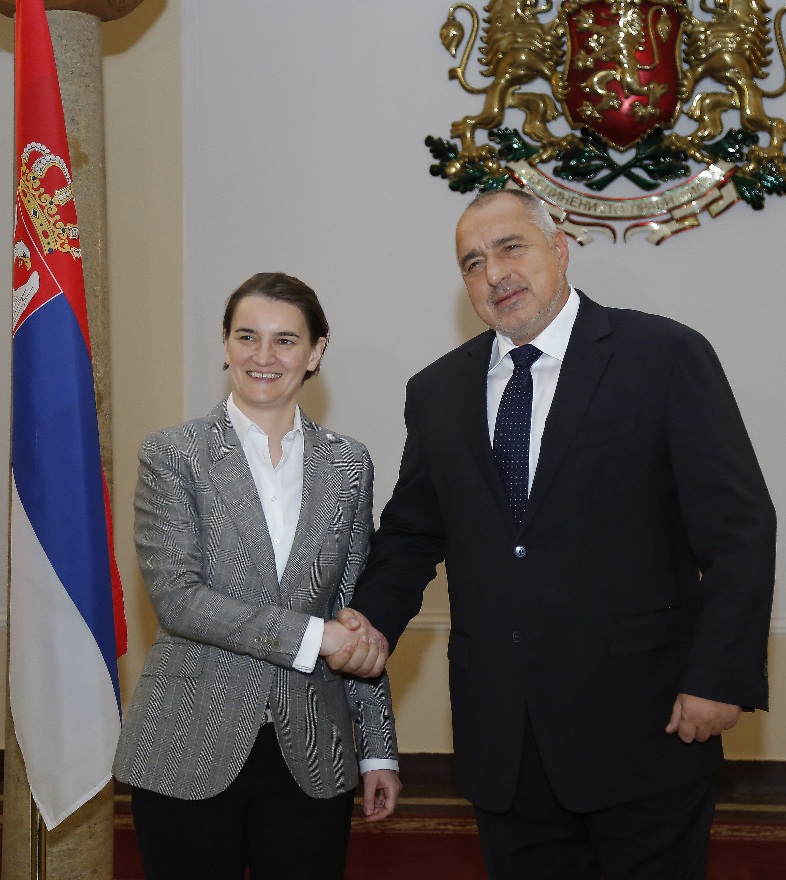 Бойко Борисов се срещна със сръбския премиер Ана Бърнабич ден преди посещението му в Сърбия