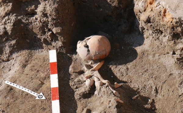 Откриха човешки останки в центъра на Пловдив