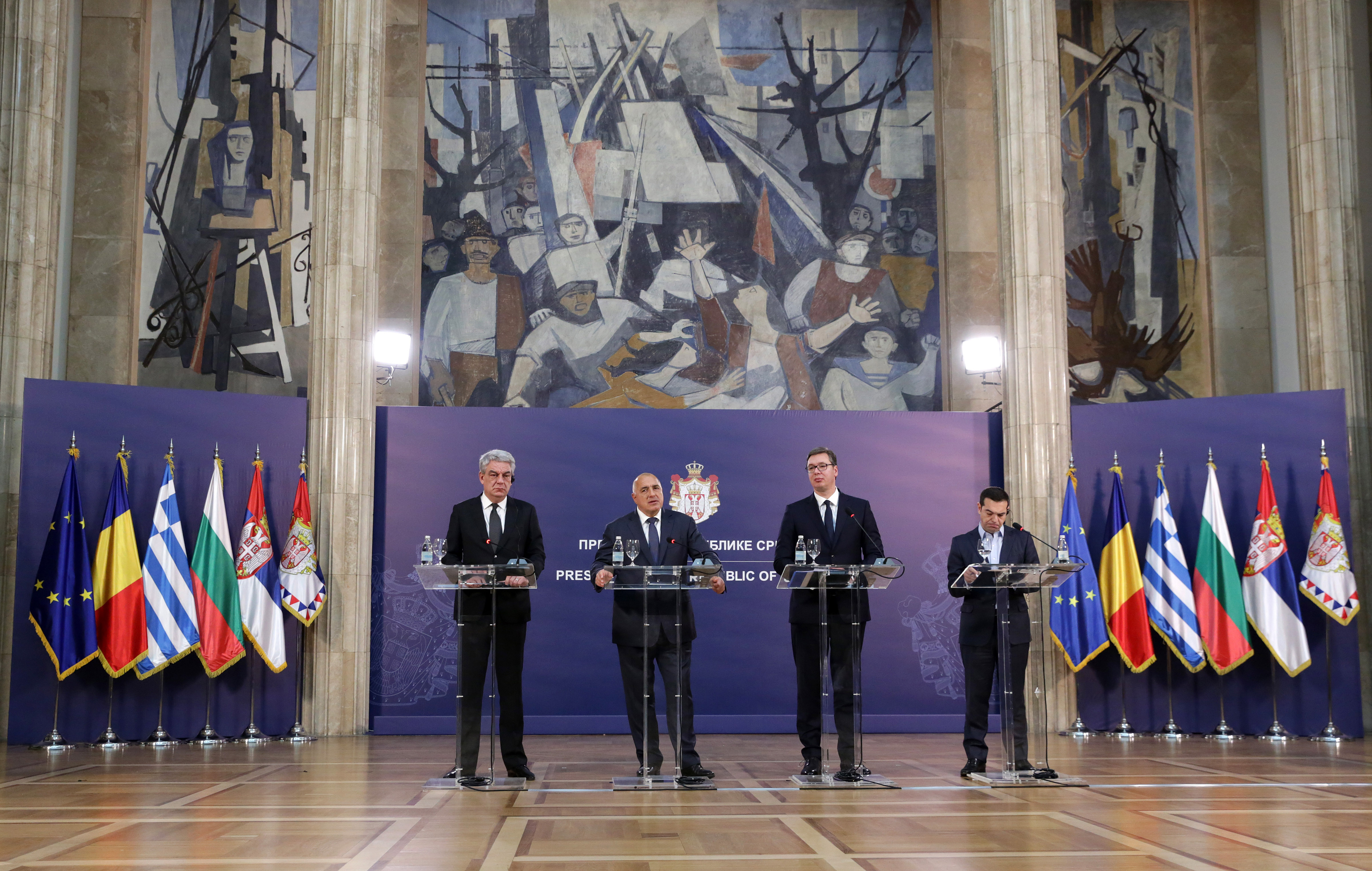 Бойко Борисов присъства на четиристранната среща на балканските лидери
