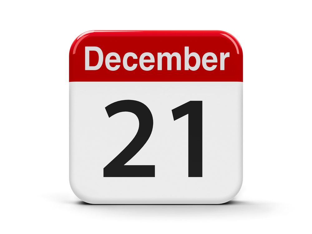 21 декември щял да бъде най-гадният ден за 2017 година